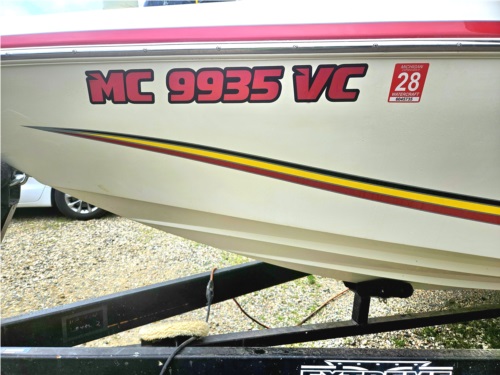 2000 Eliminator  Boat Lettering from Michael S, MI