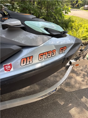 2024 Seadoo 170 GTI SE Jet ski Lettering from Marcus M, OH