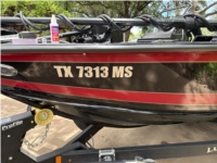 2025 Lund Pro V 2175 Boat Lettering from Byron C, TX