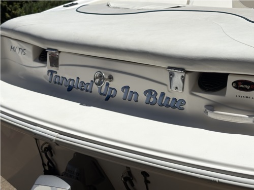 Glastron mx175 Boat Lettering from Matthew S, OR