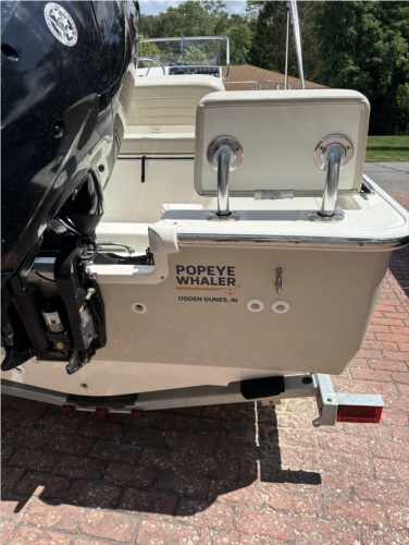 2018 Boston Whaler 170 Montauk Boat name decal Lettering from Michael K, IN