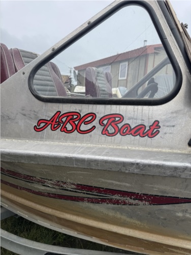   Boat Lettering from Ellen C, AK