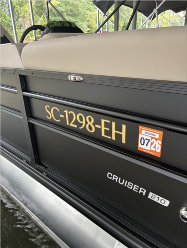 Lettering from John F, SC