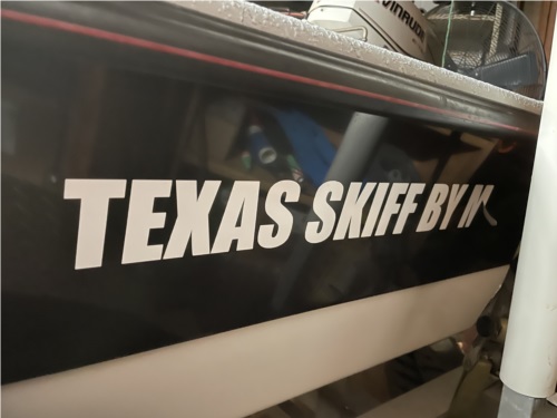 Boat Lettering from andrew l, TX