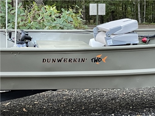 2026 Tracker 15 ft  Boat Lettering from Lori J, GA