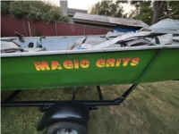 1963 Arkansas Traveller Boat Lettering from Gregory M, NY