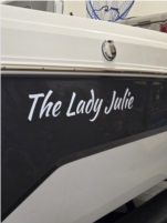 2022 Wellcraft Fisherman 202 My boat hull. Lettering from Karl H, SD