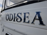 SeaRay 2001 420 Aft Cabin Boat aft Lettering from Heather H, CA