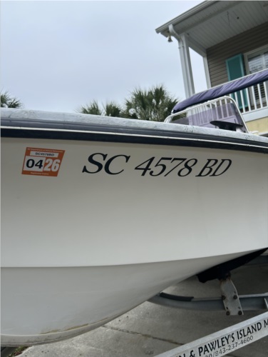 1998 Kenner Boat Lettering from Michael O, SC