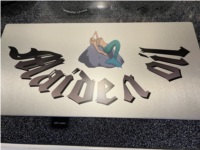 Lettering from Jeffrey  M, WI