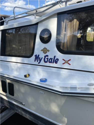 Year 2020 Ranger tug 27' Lettering from Theodore  D, FL