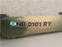 2024 Nucanoe U10 in Army Camo Kayak Lettering from Rich S, NE