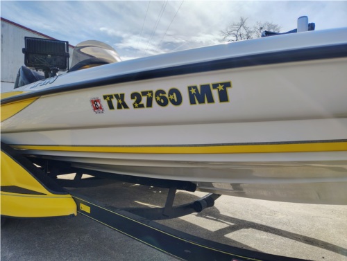2006 Triton TR196 Boat Lettering from Bonnie M, TX