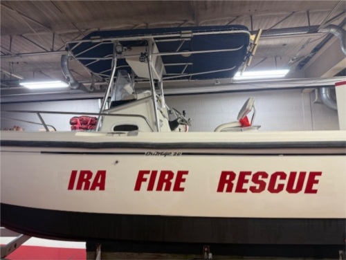 260 Boston Whaler  Fire Rescue Boat  Lettering from Michael W, MI