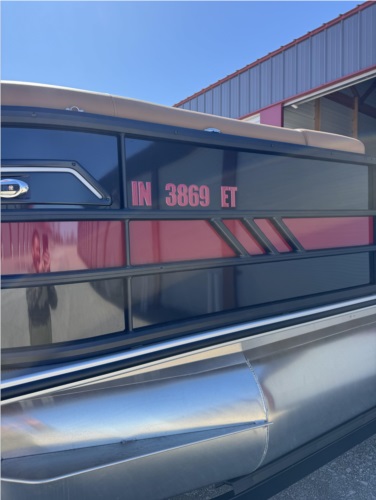 2026 Bentley 223 elite swingback Tritoon Lettering from Matthew W, IN