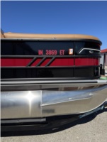 2026 Bentley 223 elite swingback Tritoon Lettering from Matthew W, IN