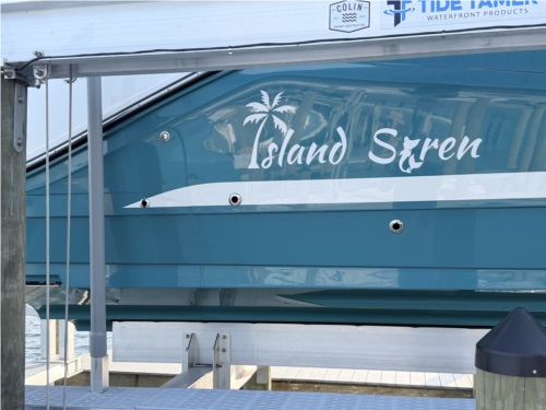 SeaRay Boat Lettering from Carl C, VA