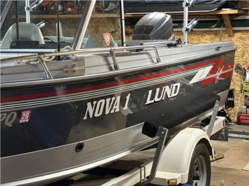 93’ Lund Tyee 1850 Boat  Lettering from Eric A, MI