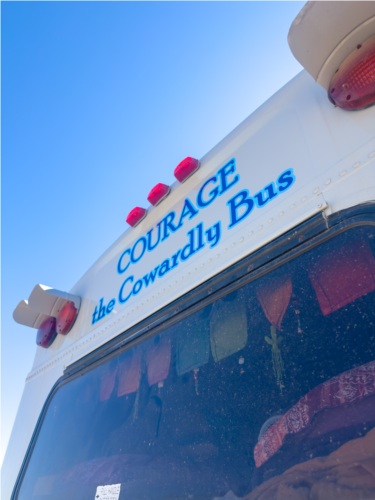 2000 International 3000 School Bus Skoolie Lettering from Matthew M, AZ