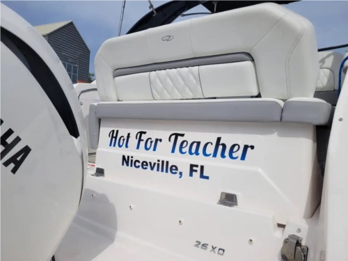 Regal boat Lettering from Joseph E, FL