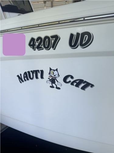 2023 World Cat 280 CCX My BOAT Lettering from Benny F, FL