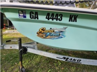Mako Skiff Boat Lettering from Shawn  A, GA