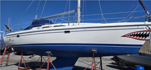 1997 Catalina 380 Sailboat Lettering from Christopher T, NY