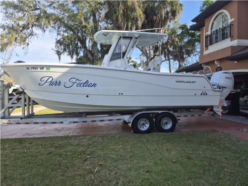 World Cat 265CC 2026 Lettering from fred r, FL