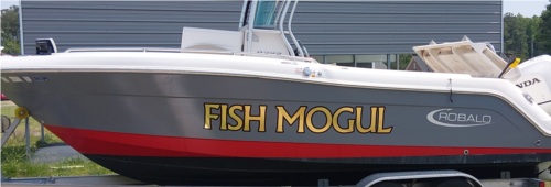 Robalo R222 Boat Lettering from Morgan E, NC