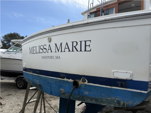 Cape Dory  Boat Lettering from Ethan G, MA