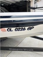03’ Ranger Reata 210VS Boat Lettering from Jeff L, CO