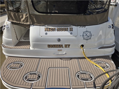 2000 Sea Ray 340 Boat Lettering from Ryan A, KY