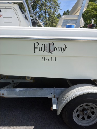 Sea Fox 197CC Boat Lettering from Nathan N, PA