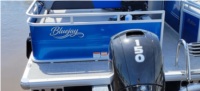 Suntracker Party Barge Boat Lettering from Jane A. M, NJ