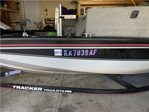 2006 Tracker 190TX Boat Lettering from Shaun P, KS