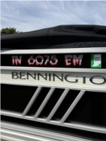 2022 Bennington 22LSB Tritoon  Lettering from Scott I, IN