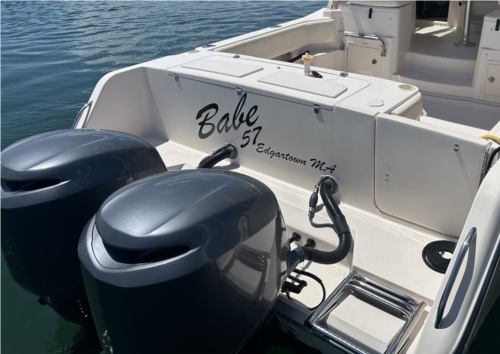 Grady 305 express  Boat Lettering from nic m, NJ