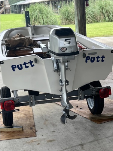 9ft Boston Whaler Boat Lettering from Jo Ann H, LA