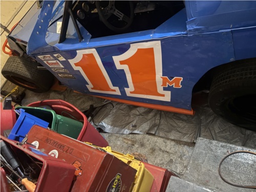 Door of my dirt modified  Lettering from Trevor  M, MO