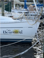 2001 Beneteau 361 Sailboat  Lettering from Karin S, NC