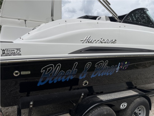 2023 Hurricane SD187 Lettering from Chris K, MI