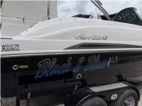 2023 Hurricane SD187 Lettering from Chris K, MI
