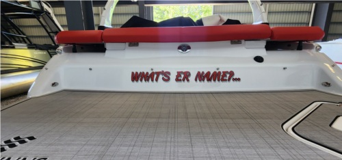 2026 Four Winns H4 Boat Lettering from Jeff D, MA