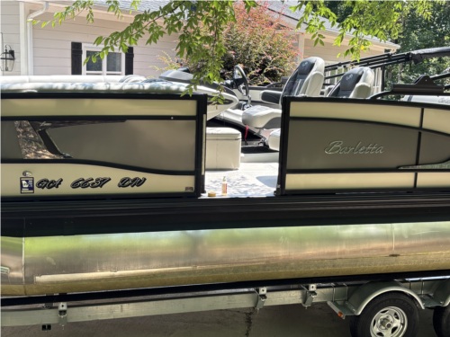2026 Barletta Lusso 23UC Pontoon Lettering from Allen T, GA