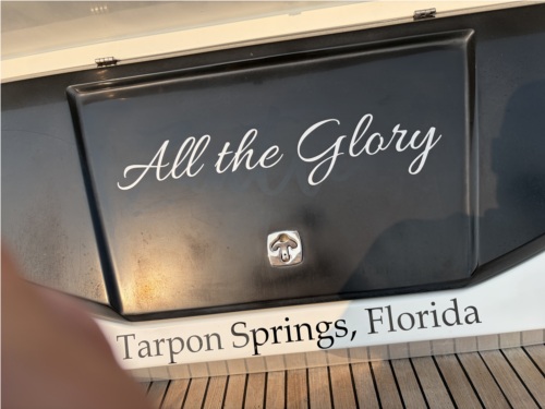 2020 Galeon  Boat Lettering from Jackie M, MD