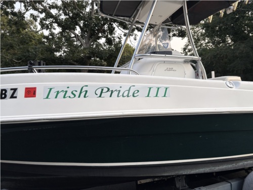 Boat Lettering from Nicole K, MA