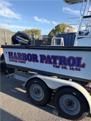 26' Center Console  Boat (rescue vessel) Lettering from Jacob W, CA