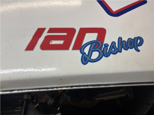 1986 Chevy Monte carlo Dirt racecar Lettering from Ian B, TN