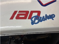 1986 Chevy Monte carlo Dirt racecar Lettering from Ian B, TN