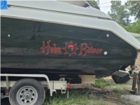 1996 regal ventura 8.3 Boat Lettering from Michael C, FL